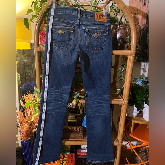 Medium Blue True Religion Low Rise Becky Bootcut jeans - Picture 2 of 11